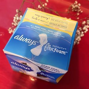 Always flex foam infinity zero leeks feel 18 pads in package size 1